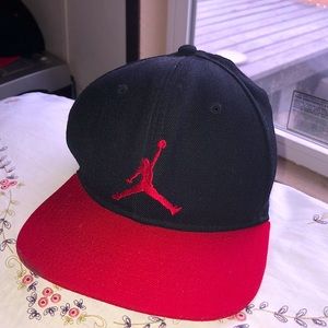COPY - (Used) Air Jordan Red and Black Snapback Cap